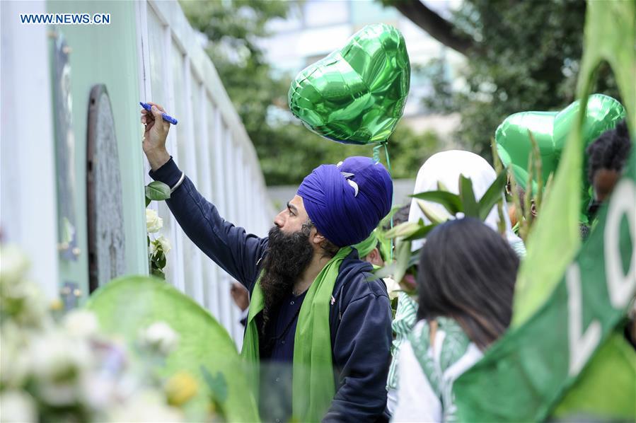 BRITAIN-LONDON-GRENFELL&nbsp;TOWER-FIRE-ONE YEAR ANNIVERSARY