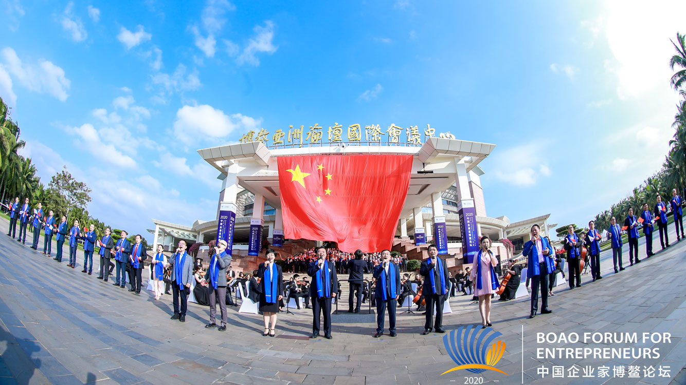 &ldquo;2020中國企業(yè)家博鰲論壇&rdquo;音樂紀(jì)錄片拍攝現(xiàn)場(chǎng)