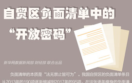 自貿(mào)區(qū)負(fù)面清單中的&ldquo;開(kāi)放密碼&rdquo;