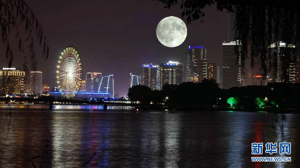 金雞湖賞月