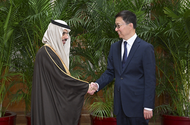 韓正集體會見阿拉伯、伊斯蘭國家外長聯(lián)合代表團