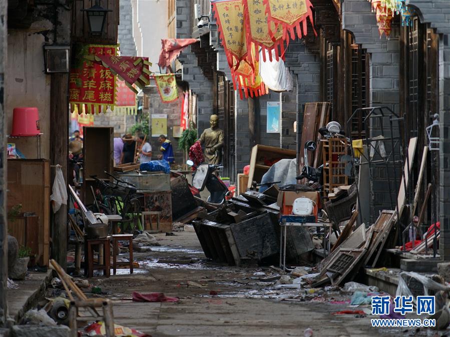 （關(guān)注&ldquo;利奇馬&rdquo;&middot;圖文互動(dòng)）（2）古城洪災(zāi) 八方馳援&mdash;&mdash;洪水災(zāi)害下的浙江臨?，F(xiàn)場目擊