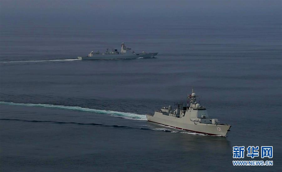 （國(guó)際）（1）中國(guó)海軍第35、36批護(hù)航編隊(duì)在亞丁灣完成任務(wù)交接