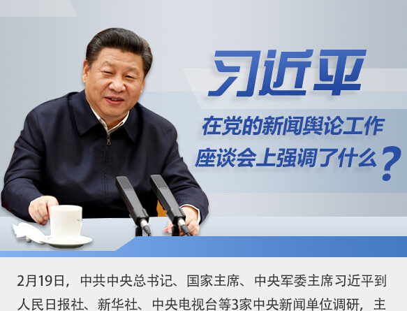 習(xí)近平在黨的新聞?shì)浾摴ぷ髯剷?huì)上強(qiáng)調(diào)了什么？