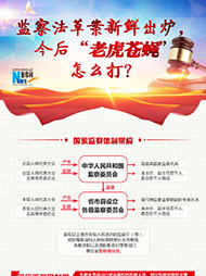 監(jiān)察法草案新鮮出爐 今后&ldquo;老虎蒼蠅&rdquo;怎么打？