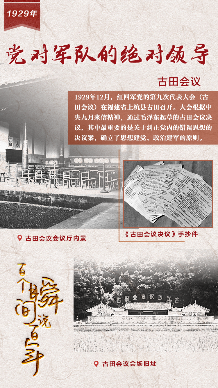 1929，黨對軍隊(duì)的絕對領(lǐng)導(dǎo)