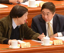 馮鞏、馮驥才出席政協(xié)全體會(huì)議