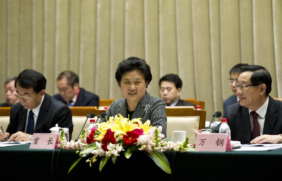 劉延?xùn)|出席2012年全國科技工作會議