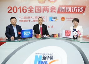 胡云騰、王建業(yè)做客新華網(wǎng)