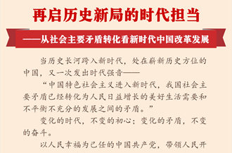 再啟歷史新局的時代擔(dān)當(dāng)&mdash;&mdash;從社會主要矛盾轉(zhuǎn)化看新時代中國改革發(fā)展