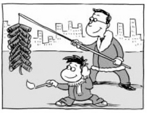 春節(jié)若遇霧霾，煙花怎么放？