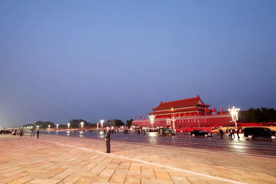 這就是今天早上的北京！