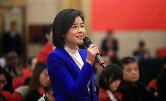 中央電視臺、中國國際電視臺記者提問