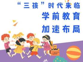 &ldquo;三孩&rdquo;時代來臨 學(xué)前教育加速布局