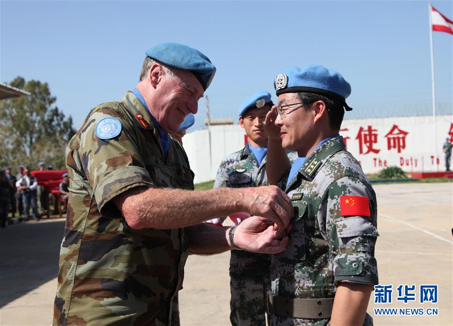 （國際&middot;圖文互動）（2）中國赴黎維和官兵榮獲聯(lián)合國&ldquo;和平榮譽(yù)勛章&rdquo;