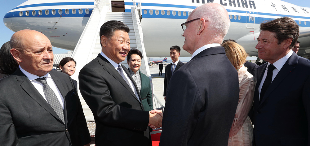 習(xí)近平抵達(dá)法國(guó)尼斯 前往摩納哥對(duì)摩納哥公國(guó)進(jìn)行國(guó)事訪問