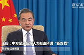 王毅：中方堅(jiān)決反對(duì)人為制造所謂&ldquo;新冷戰(zhàn)&rdquo;