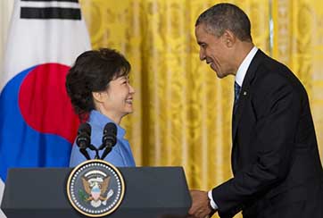 韓美大秀&ldquo;團(tuán)結(jié)&rdquo;